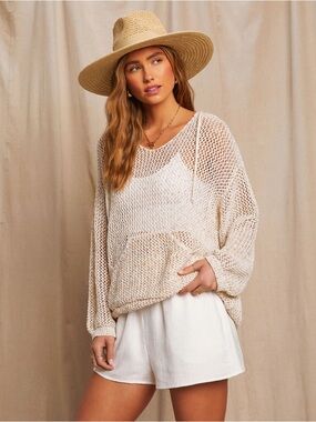 VICI “Capitola Knit Hooded Sweater” by
Vintage Havana